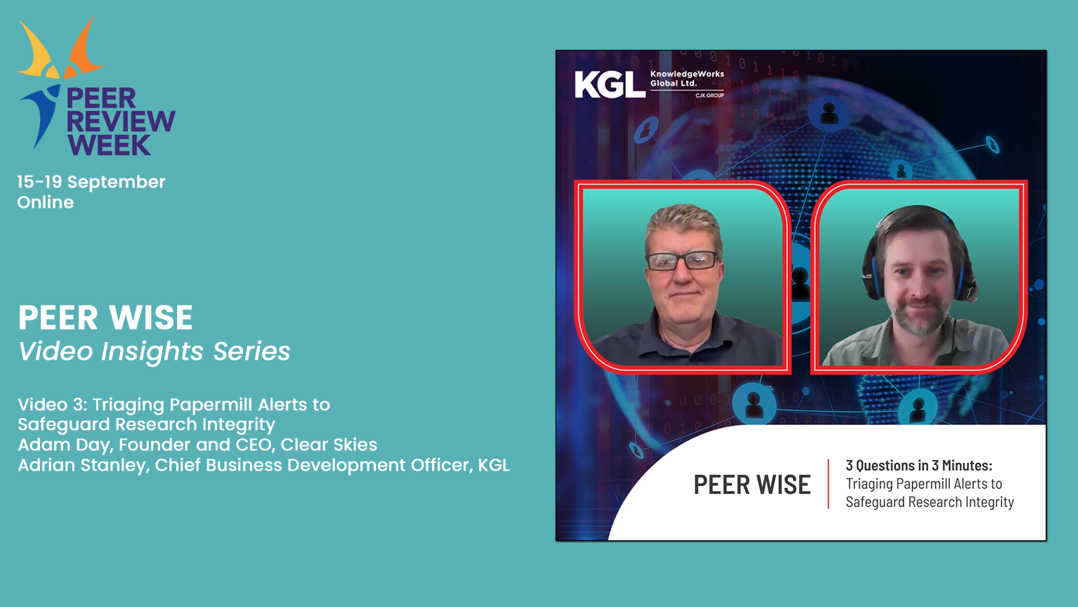 KGL Peer Wise Video Insight Series: Triaging Papermill Alerts to Safeguard Research Integrity